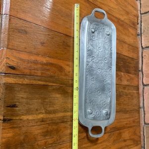 19”x6” Pewter tray